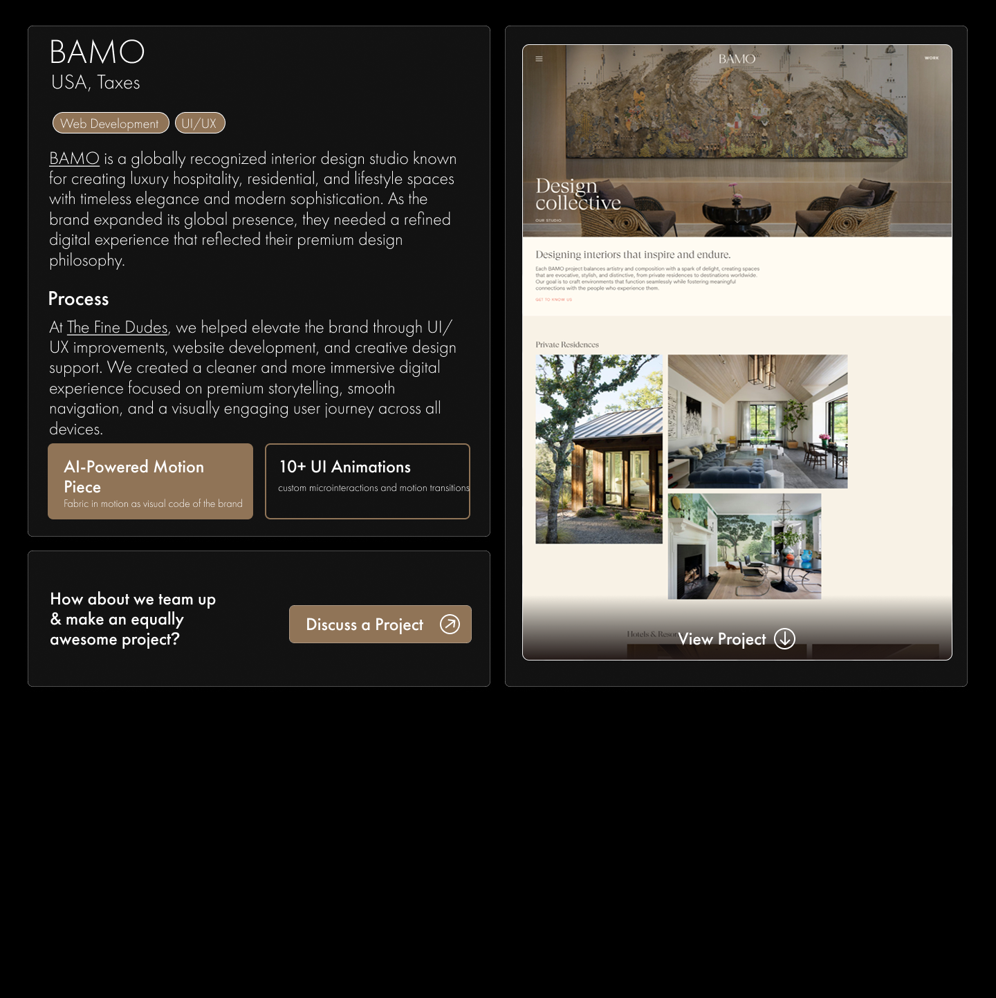 BAMO case study preview