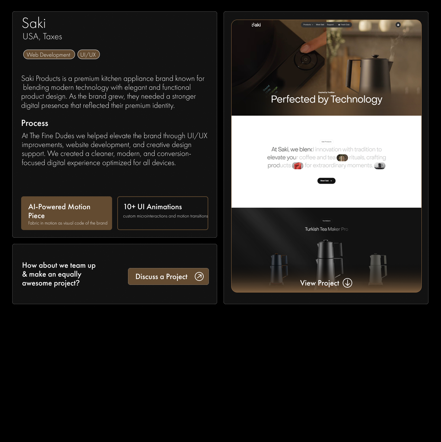 Saki case study preview