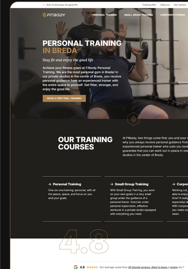 Fitbody project preview