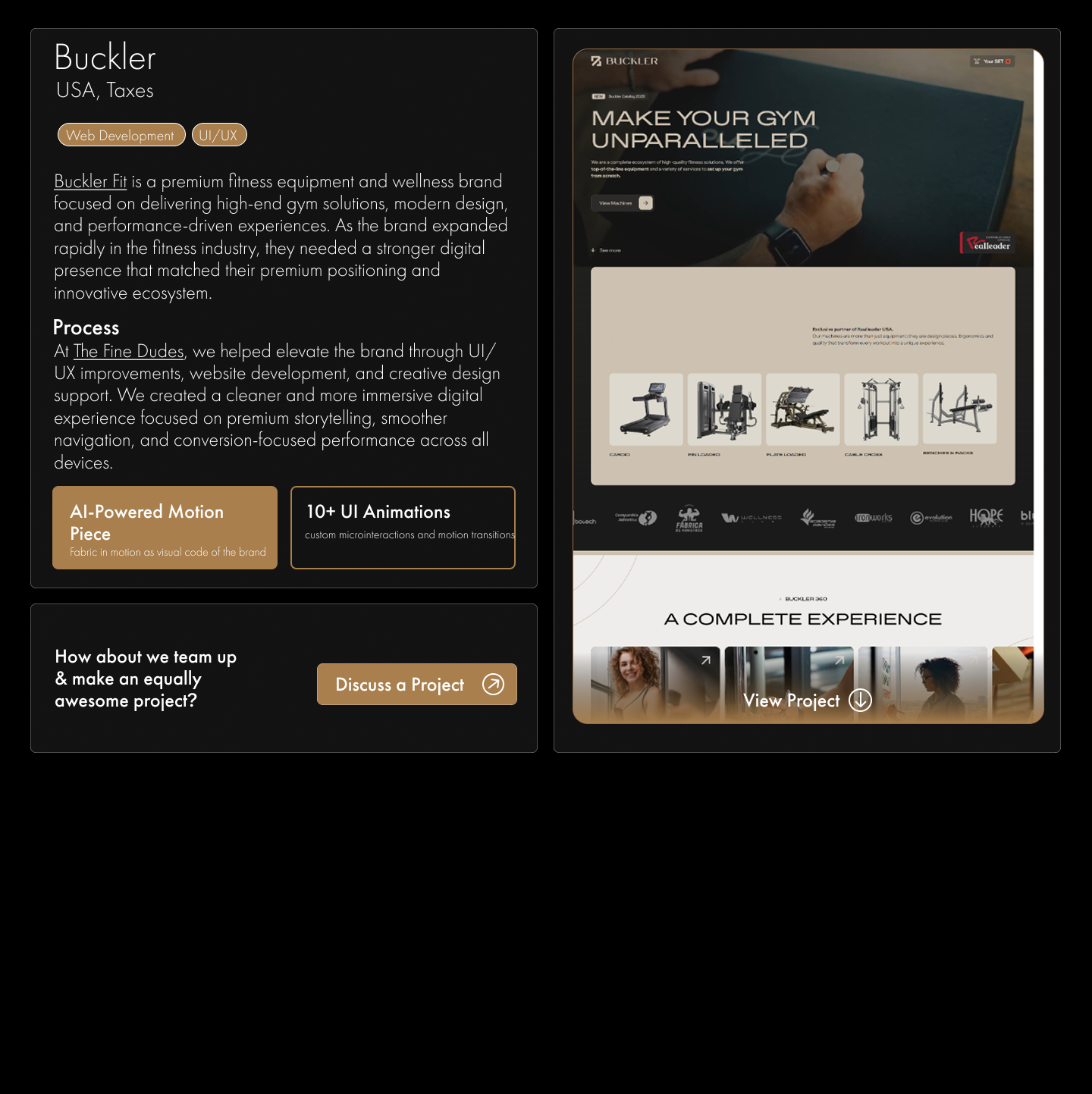Buckler case study preview