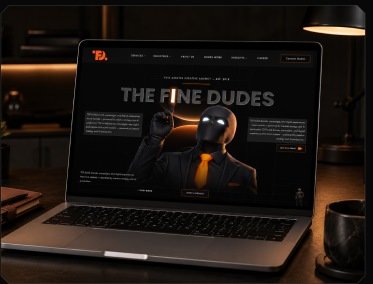 The Fine Dudes Website UI